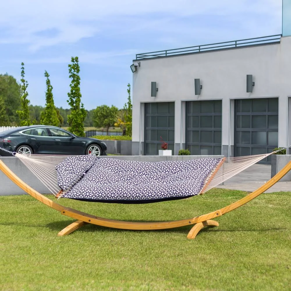 Hatteras Hammocks Tufted Hammock - Luxe Indigo