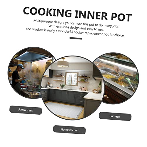 SWOOMEY Rice Cooker Liner Instant Rice Cooker Rice Container Stainless Steel Rice Cooker Nonstick Inner Pot Rice Inner Cooking Pot Electric Rice