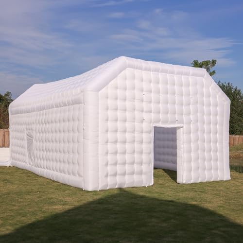 VEVOR Inflatable Nightclub, 26.2 x 19.7 x 13.1 Ft, Blow up Party Tent with Disco Lights & 1100W Blower, Large Inflatable Night Club Tent for Adults
