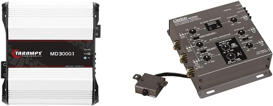 Taramps MD 3000.1 1 Channel 3000 Watts Rms Car Audio Amplifier 2 Ohm