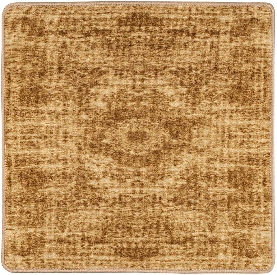 Benissimo, 13+1 Stair Treads Carpet, Landing Slip Resistant Stair Rugs, Cotton, Modern Printed Design, Soft Runner for Indoor Wooden Step