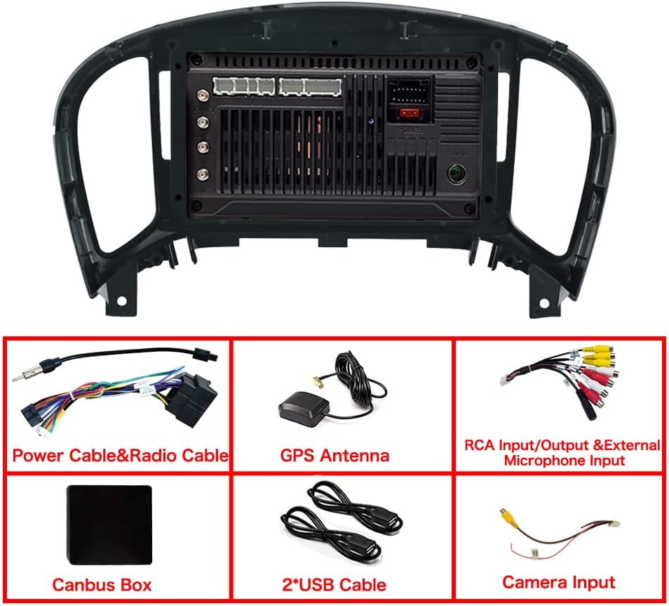 LEXXSON Car Radio for Nissan Juke 2011-2016, Android 11 Head Unit with Octa Core 9 inch Capacitive High Definition Touch Screen