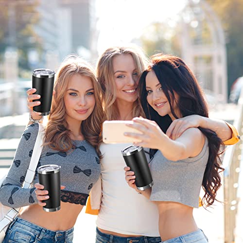 Sieral 36 Packs Stainless Steel Tumbler Bulk with Lid Vacuum Double Wall Insulated Travel Coffee Mug Powder Coated Tumbler Cup for Graduation Wedding