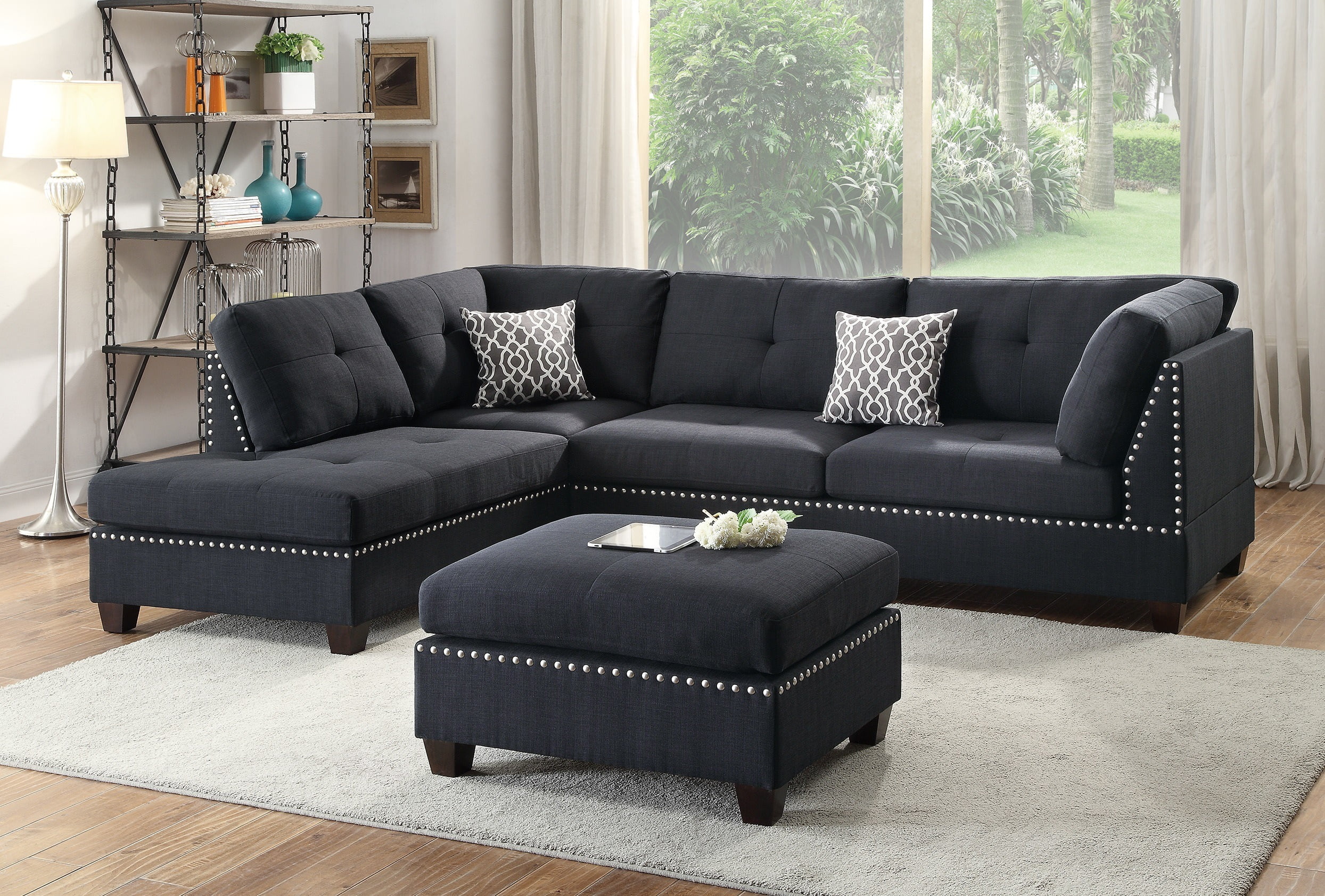 Modern 3-Piece Sectional Sofa Set - Transform Your Living Space