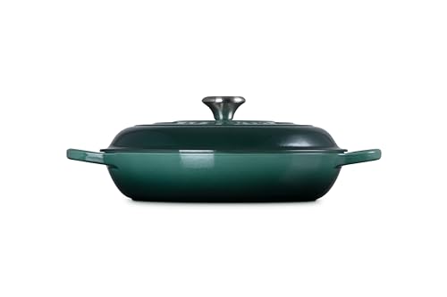 Le Creuset Enameled Cast Iron Signature Braiser, 3.5 qt., Marseille