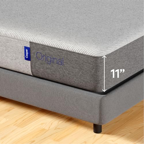 Casper Sleep Original Foam, Memory Foam Mattress, Full Size - Medium Firm Bed in a Box with Zoned SupportTM - 100-Night Trial - 10 Year Warranty