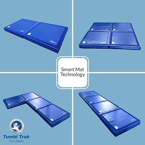 Tumbl Trak Modular Practice Mat - 5 Ft x 5 Ft x 8 in Thick - Build Your Own Practice Crash Mat for Gymnastics, Cheerleading, Dance