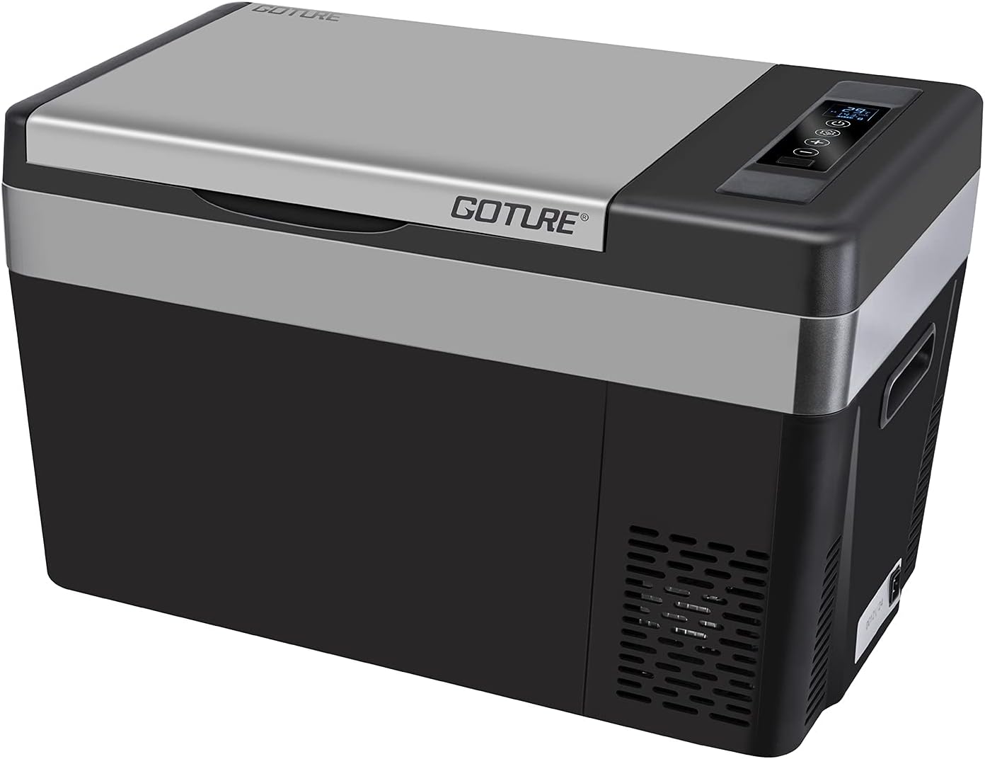 Goture 20QT Cooler, Portable Refrigerator, Freezer for Car, AC/DC Available RV Cooler 40 min 77℉ to -7.6℉ Fast Cooling for Car, RV, Camping and Home