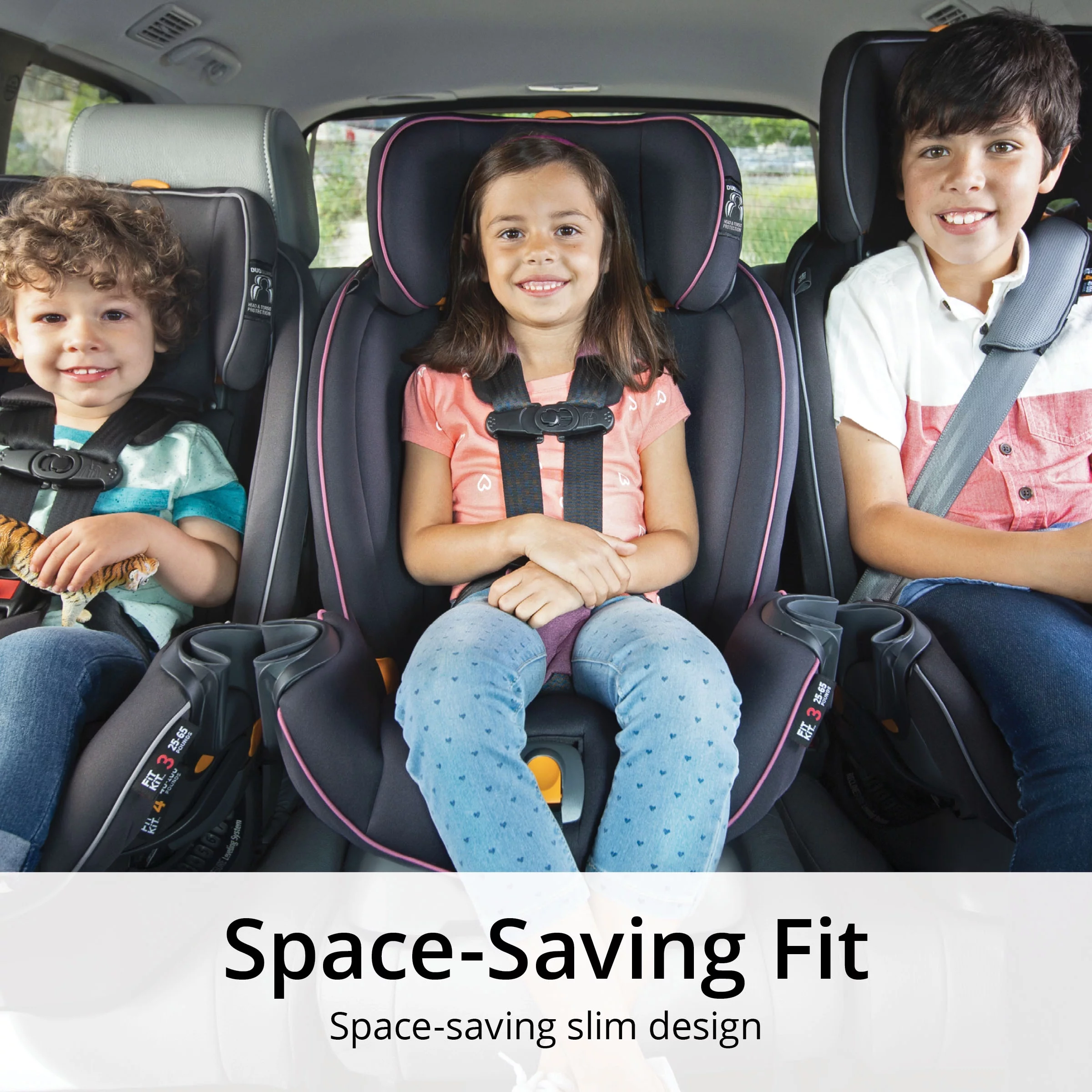 Chicco Fit4 4-in-1 Convertible Car Seat - Carina (Navy/Purple)