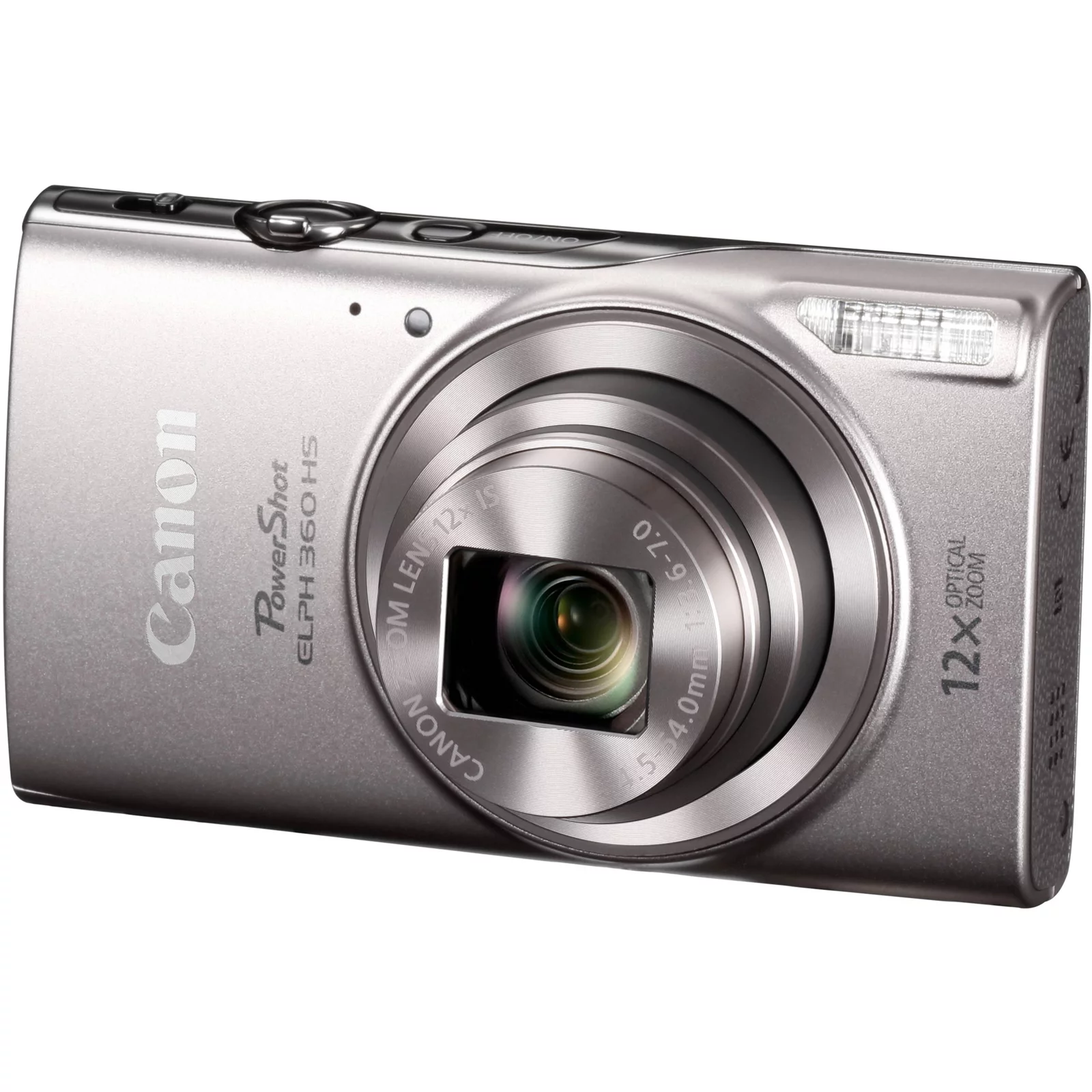 Canon PowerShot ELPH 360 HS Digital Camera (Silver) - Radiant Selections