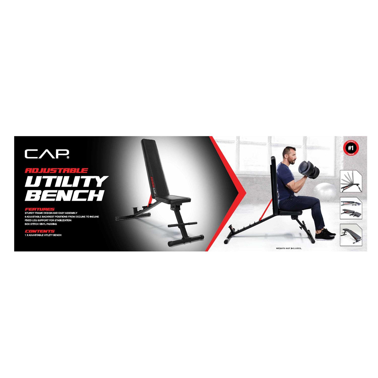 CAP Multi Purpose Utility FID Weight Bench - Sports Supplies Online Store