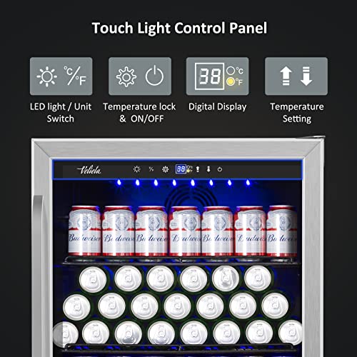 Cigar Electric Humidor, 35L 250 Counts Large Capacity Thermostatic Electric Cigar Cooler Cabinet with Digital LED Screen, Safety Lock