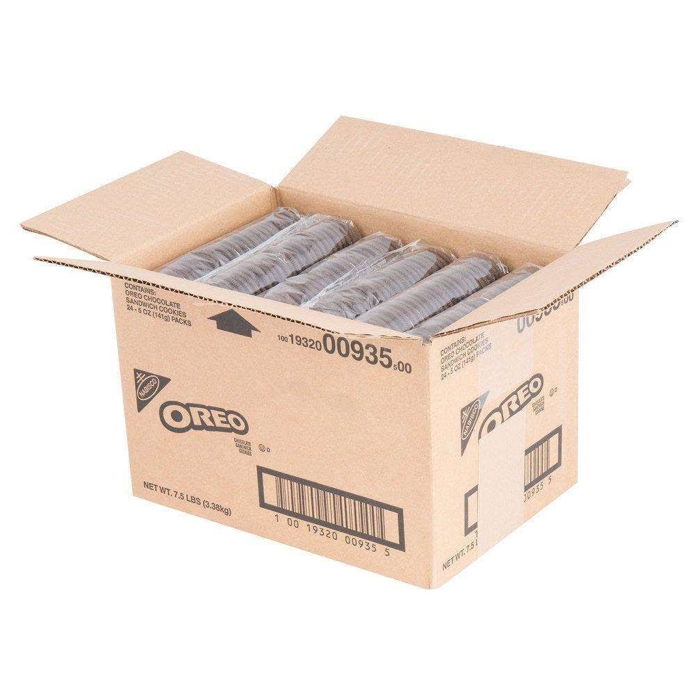 Whole Oreo Cookies 5 oz. Sleeve - 24/Case