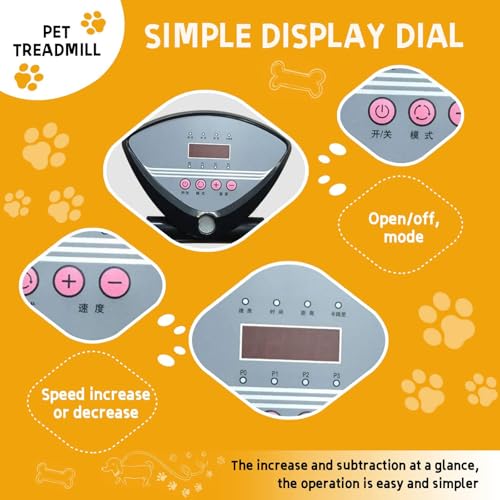 Dog Treadmill,Dog Pacer Treadmill for Large/Medium Dogs,Slatmill for Dogs,Pet Treadmill for Dogs Indoor & Outdoor,Training for Dogs,Up to 176lb