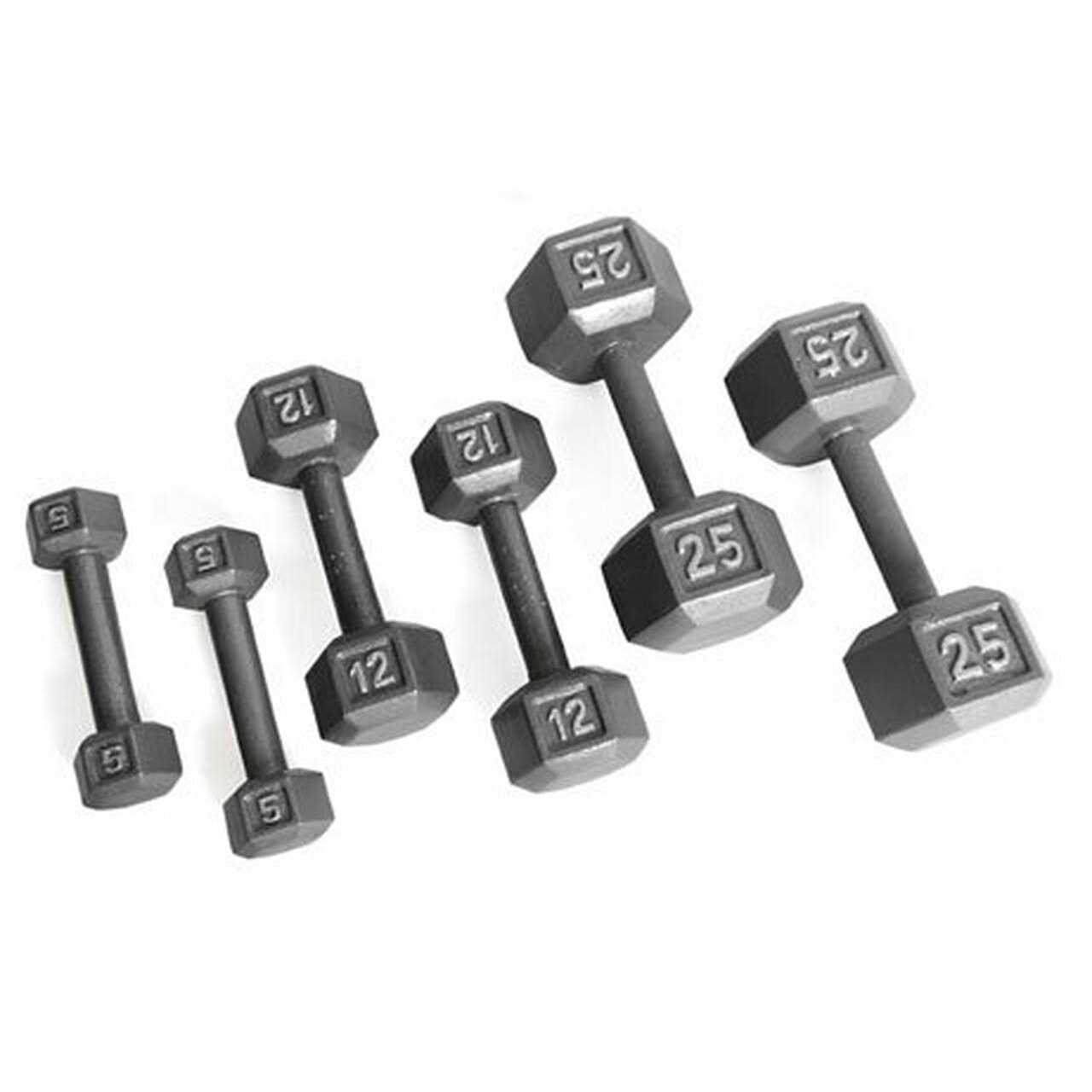 Cap Barbell Cast Iron Hex Dumbbell - Sports Supplies Online Store