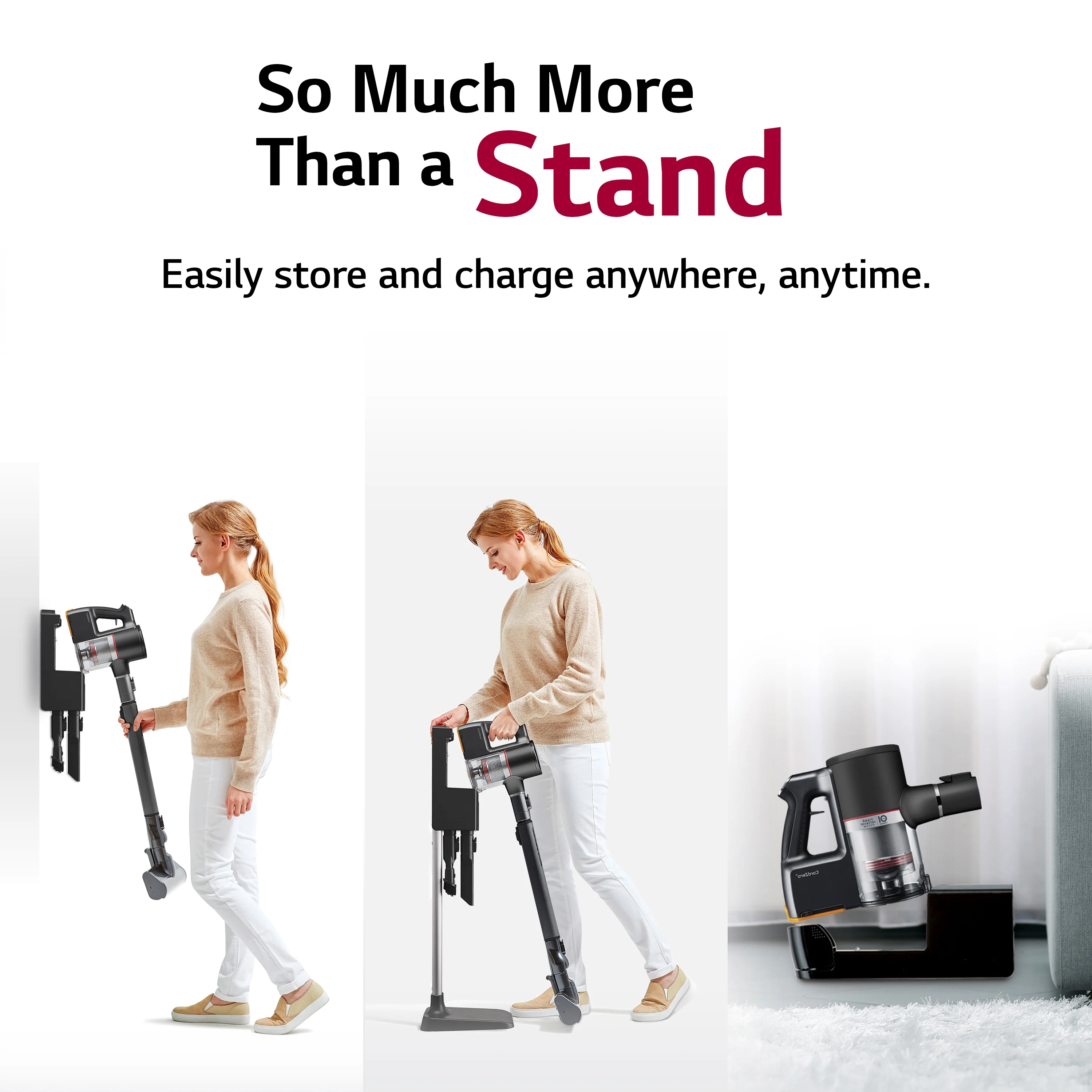 Restored LG Cord Zero A9 Cordless Stick Vacuum Cleaner A916BM (Refurbished)