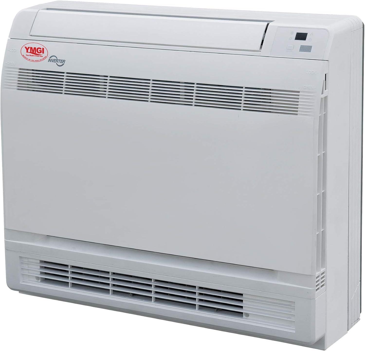 Ductless mini split air Conditioner Heat Pump YMGI 24000 BTU 2 Zone 12000+12000 Floor Mount system with 25 Ft Line set for Home, Residential