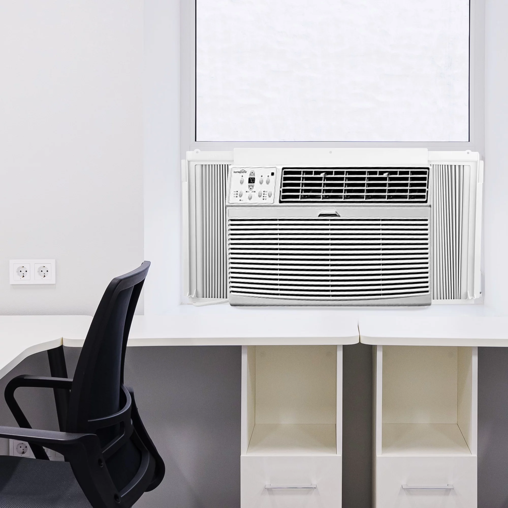 HomePointe 8000 BTU Through the Wall Air Conditioner with Remote Control - Radiant Selections
