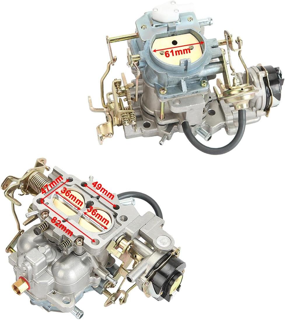 Partol Pickup Carburetor for Nissan 720 Carb Pickup Carburetor 2.4L Z24 Engine for 1983-1986 Pathfinder and 1994-2004 Pickup - Automatic Choke