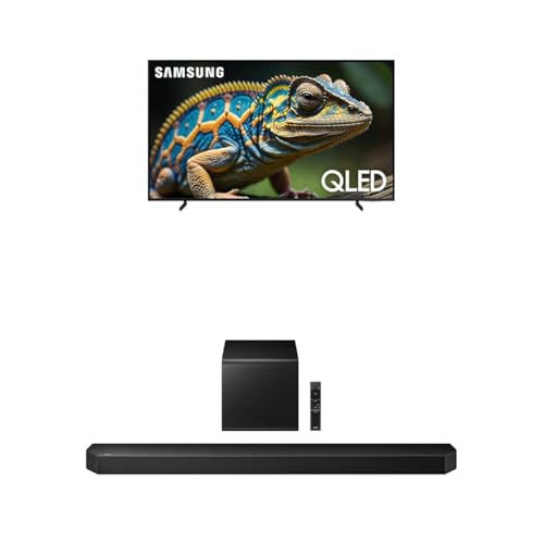Samsung 43-Inch Class QLED 4K Q60D Series Quantum HDR Smart TV w/Object Tracking Sound Lite, Motion Xcelerator, Slim Design, Gaming Hub