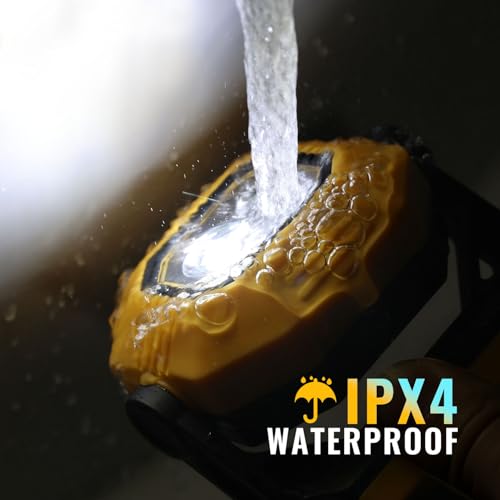 LED Rechargeable Work Light, 1500LM Portable COB Magnetic Lights with 3 Modes & 360°Rotatable, IPX4 Waterproof Worklight for Car Repairing