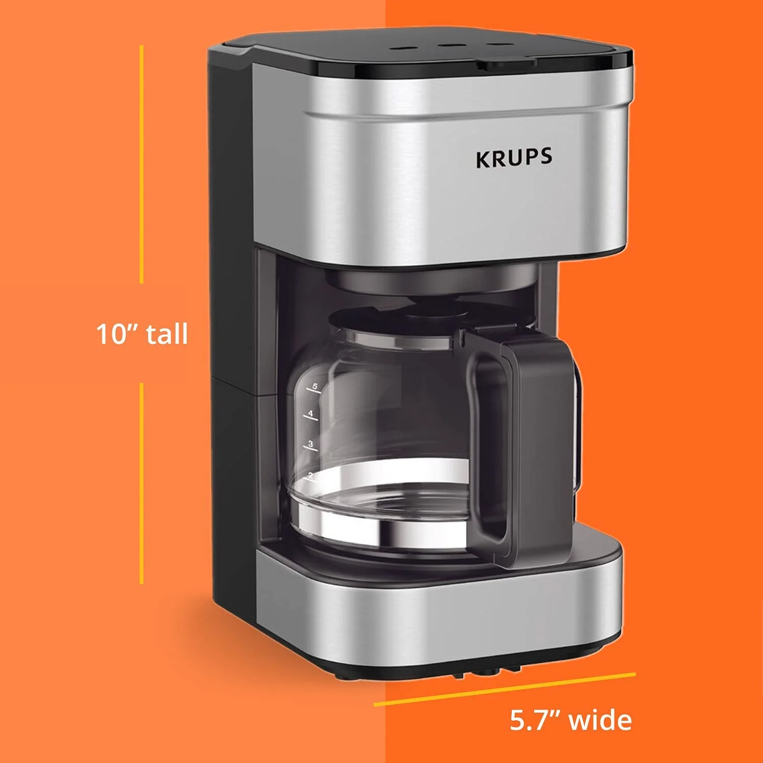 KRUPS Simply Brew Drip Coffee Maker, 14 Cups