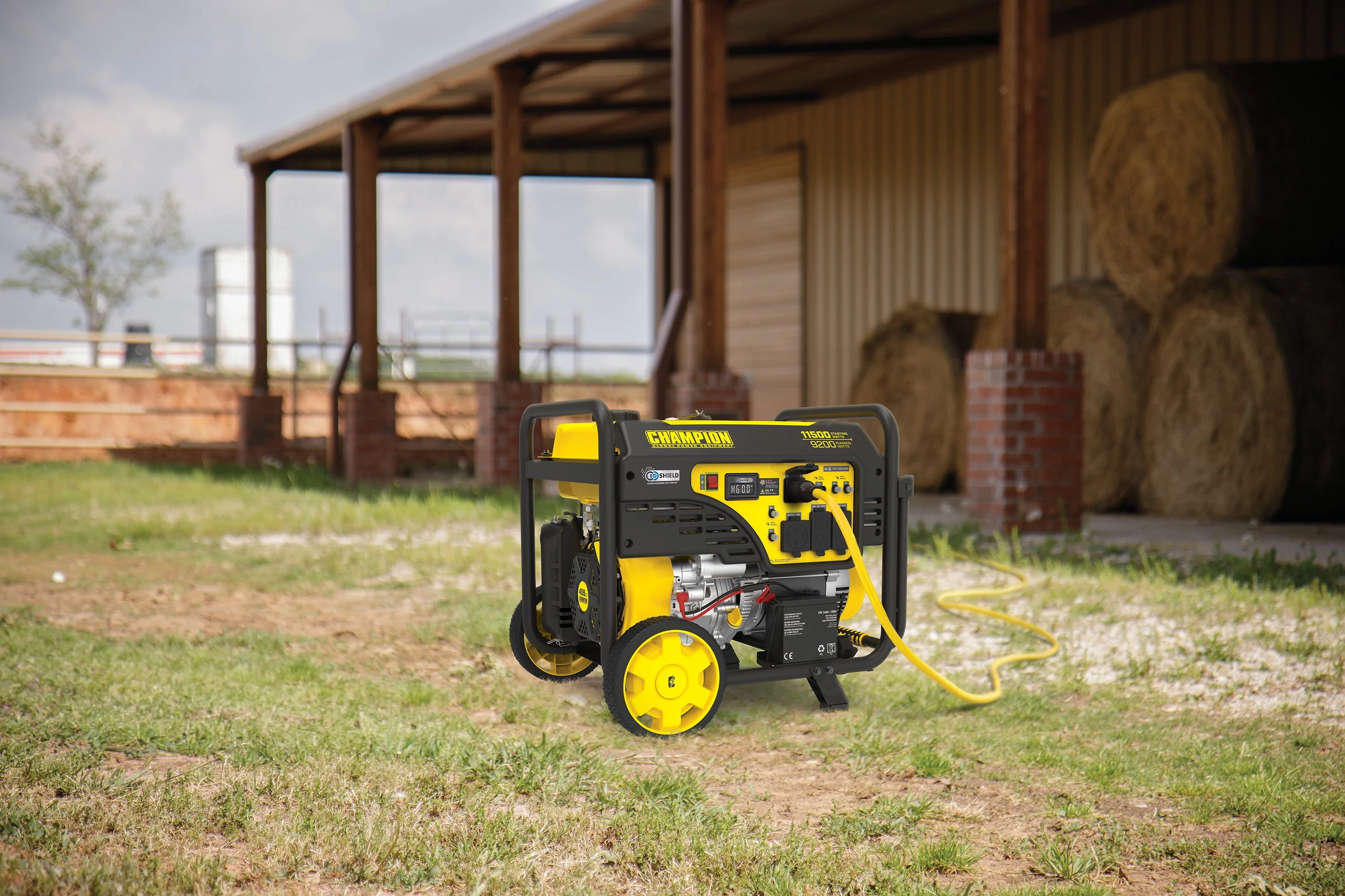 Champion Power Equipment 11,500/9,200-Watt Electric Start Gas Portable Generator with CO Shield