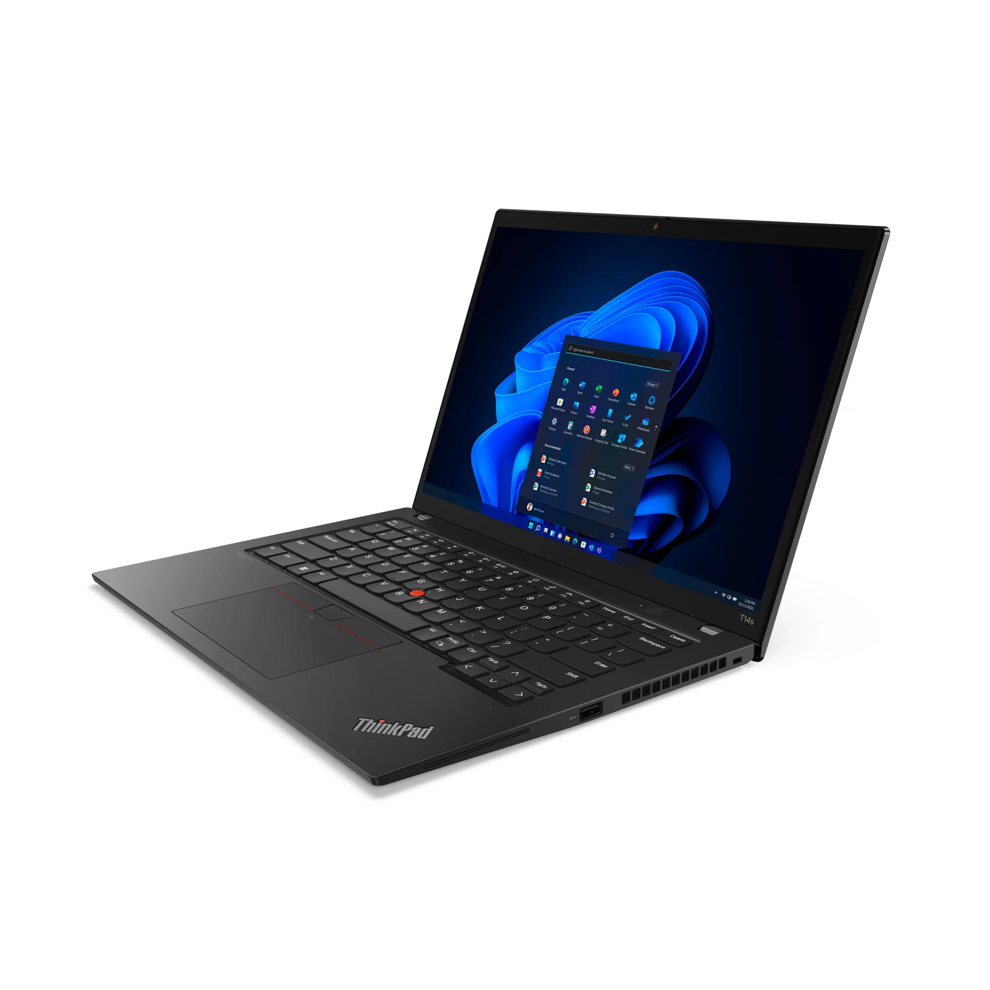 Lenovo ThinkPad T14s Gen 3 Intel Laptop, 14" IPS  300 nits, i5-1240P,  Iris Xe, 16GB, 512GB, 1 YR On-site Warranty