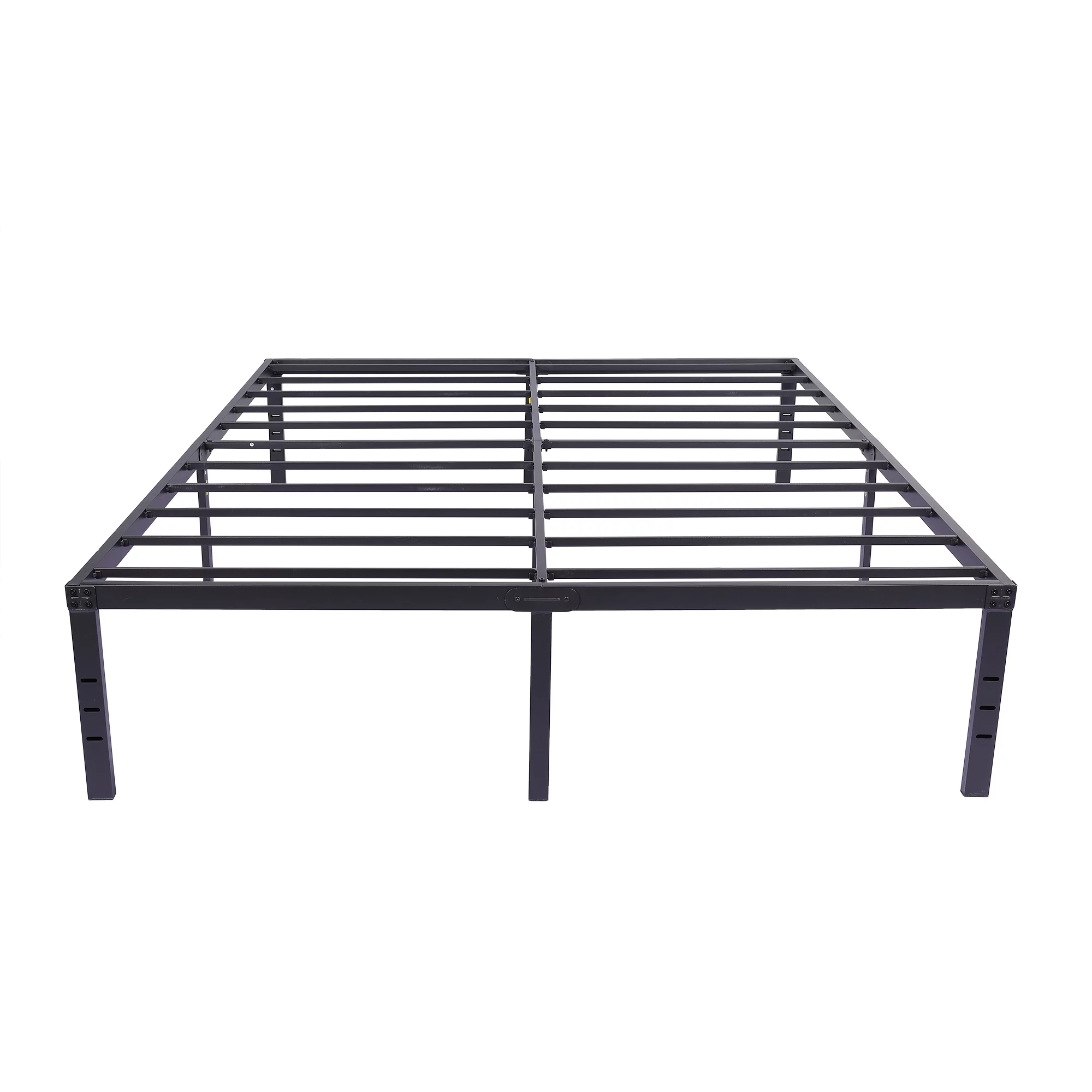 NNV 18" 3500 lbs Heavy Duty King Bed Frame, Duty Steel Slat Metal Bed Frame, Black