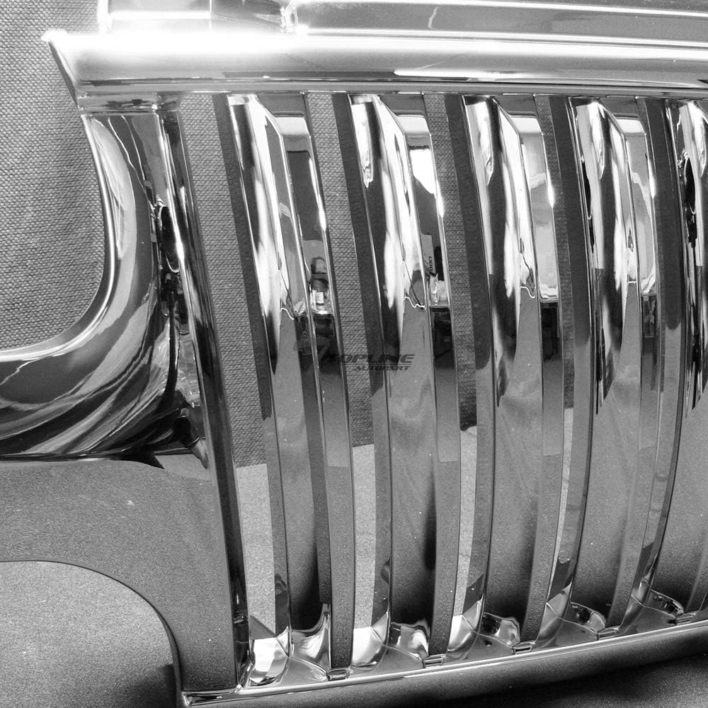 TLAPS 7422448331325 For 1999-2002 Chevy Silverado 1500 2500/2000-2006 Tahoe Suburban Chrome Vertical Front Grille