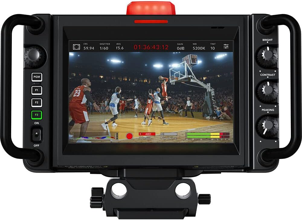 Blackmagic Design Studio Camera 4K Pro Bundle with AKG K240 Studio Pro Headphones and Screen Cleaning Wipes