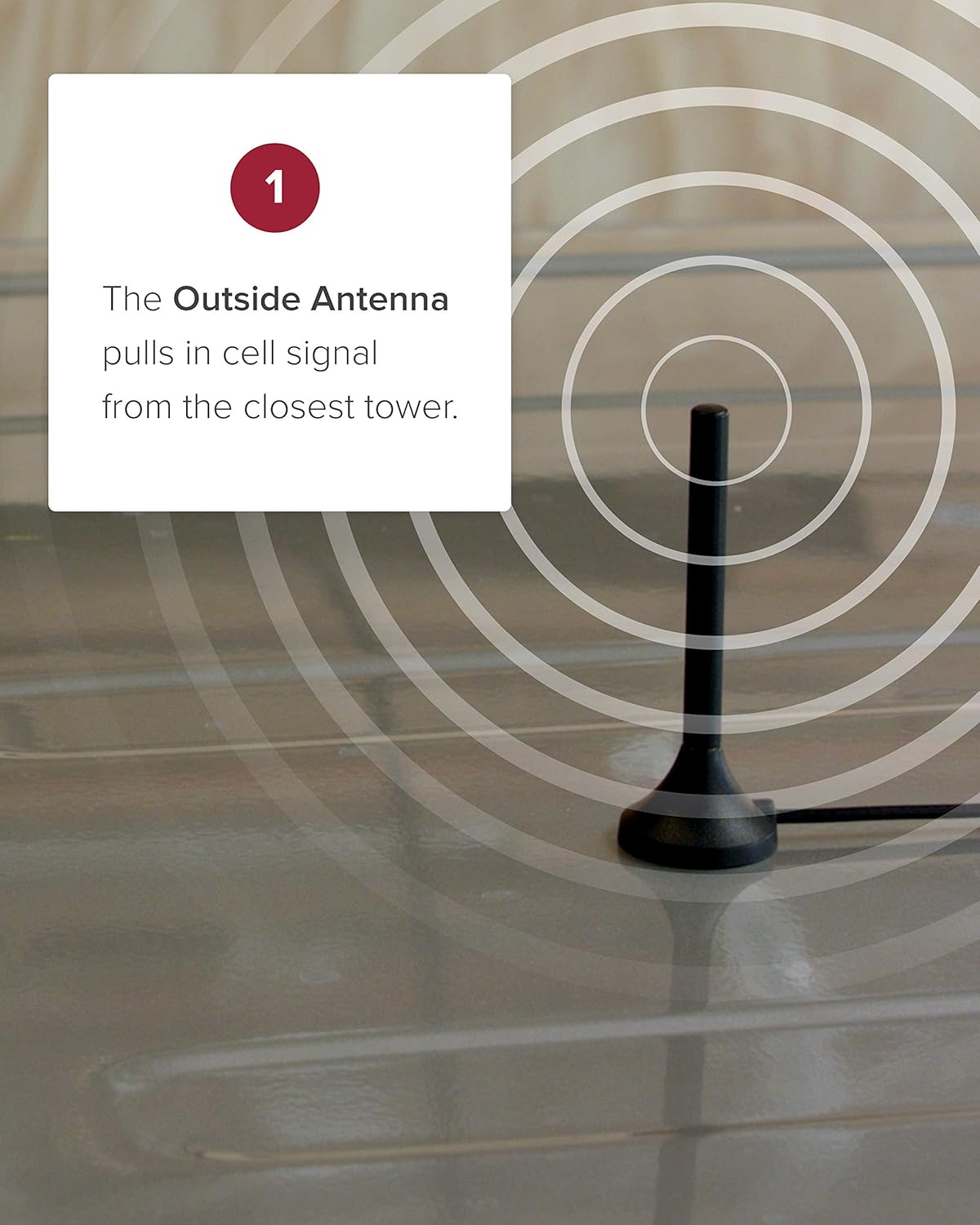 weBoost Drive X - Vehicle Cell Phone Signal Booster | 5G & 4G LTE | Magnetic Roof Antenna | Boosts All U.S. Carriers - Verizon, AT&T
