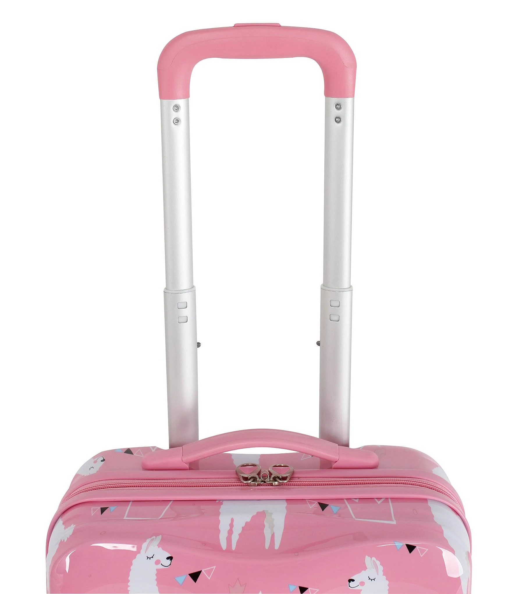 Triforce Kid&s Llama Princess Carry-On Spinner - Pink Multi