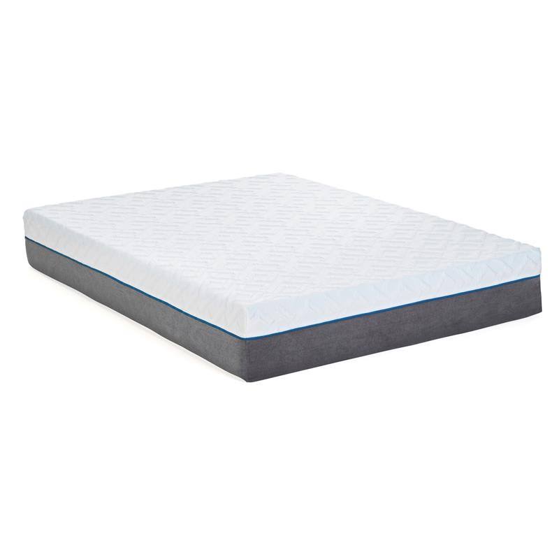 Pemberly Row 12x22 Luxury Plush Twin Long Memory Foam Mattress in White