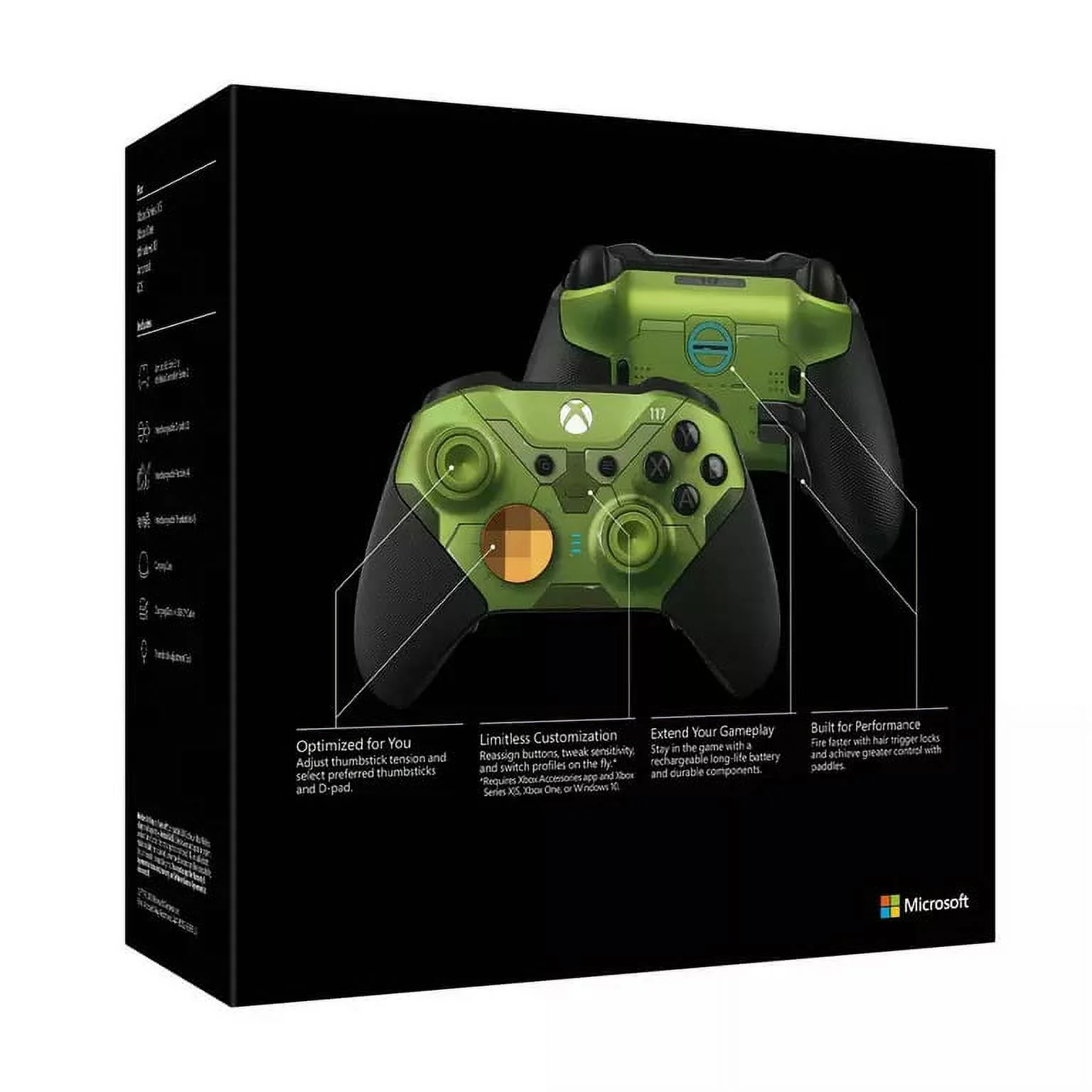 Microsoft Xbox Elite Wireless Controller Series 2 - Halo Infinite Limited Edition - gamepad - wireless - Bluetooth - for PC, Microsoft Xbox One