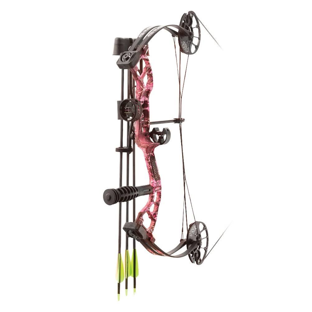 PSE Mini Burner RTS Package LH 25x22 40 lbs Muddy Girl Camo