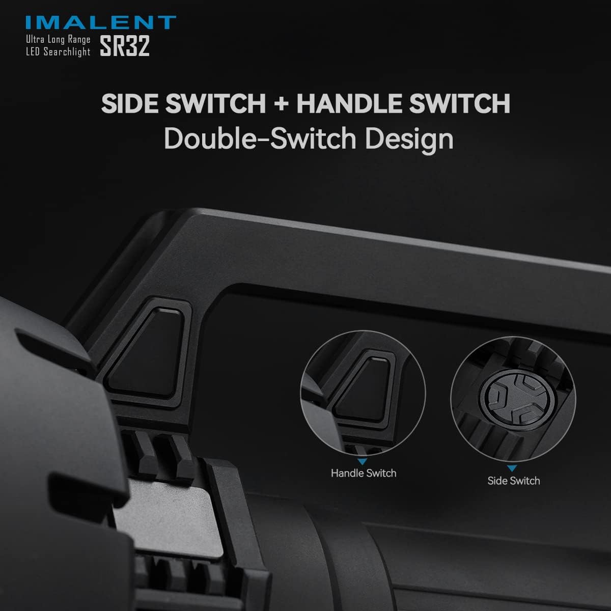 IMALENT SR32 Brightest Flashlight 120,000 Lumens, Cree XHP 50.3 HI LEDs