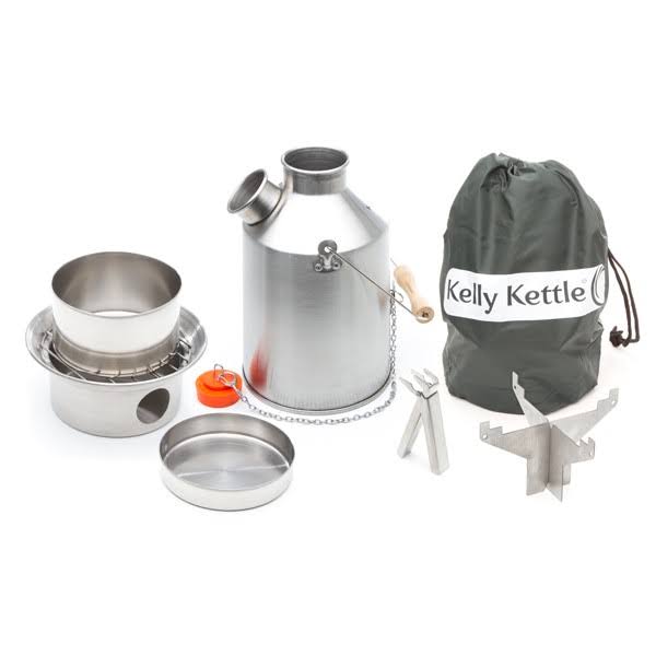 Kelly Kettle Stainless Steel Medium Scout Basic Camp Stove Kit