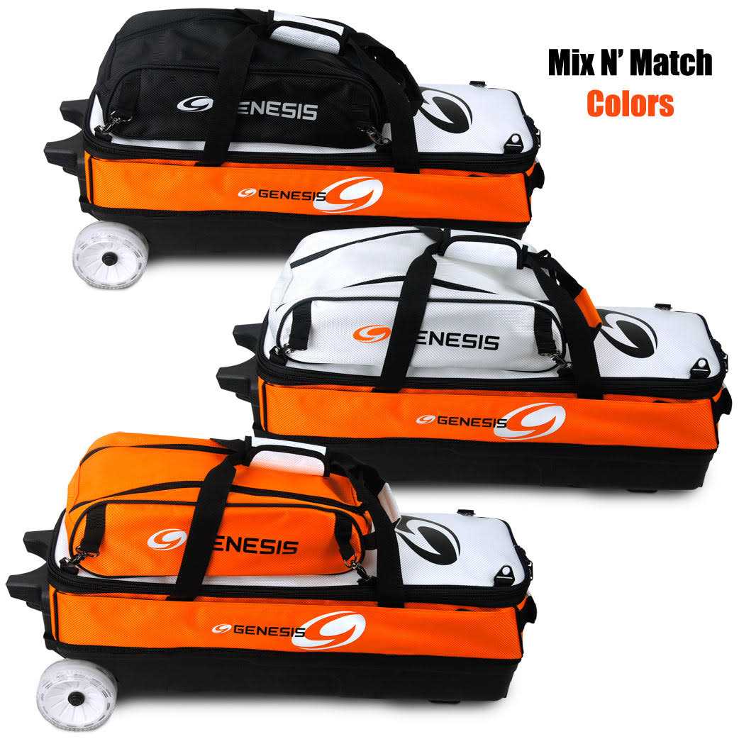 Genesis Sport 3 Ball Modular Roller Bowling Bag - Sports Supplies Online Store