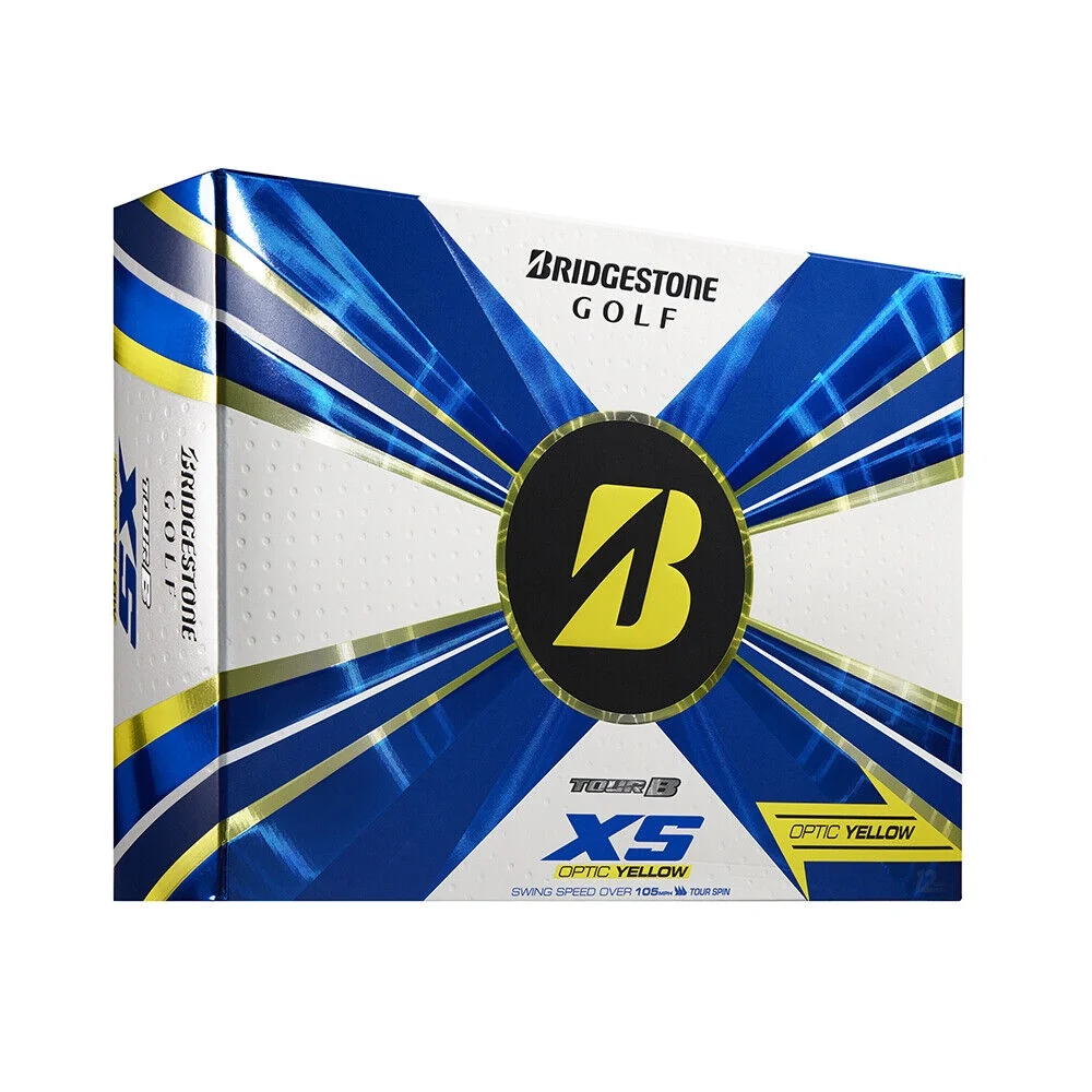 NEW Bridgestone Tour B XS Yellow Golf Balls - Choose Quantity! - Curated Treasures Market