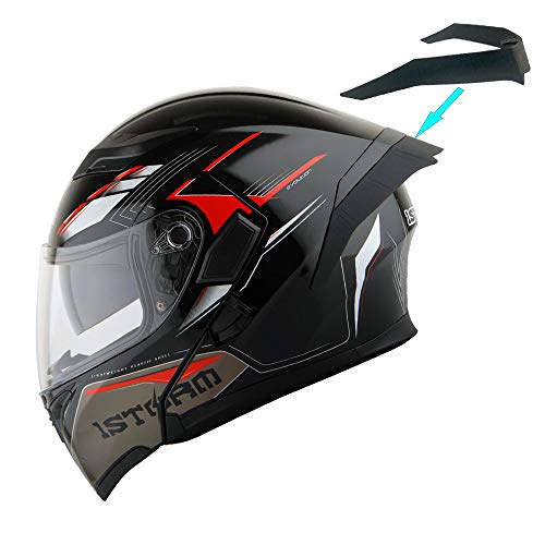 1Storm Motorcycle Modular Full Face Helmet Flip up Dual Visor Sun Shield: HB89
