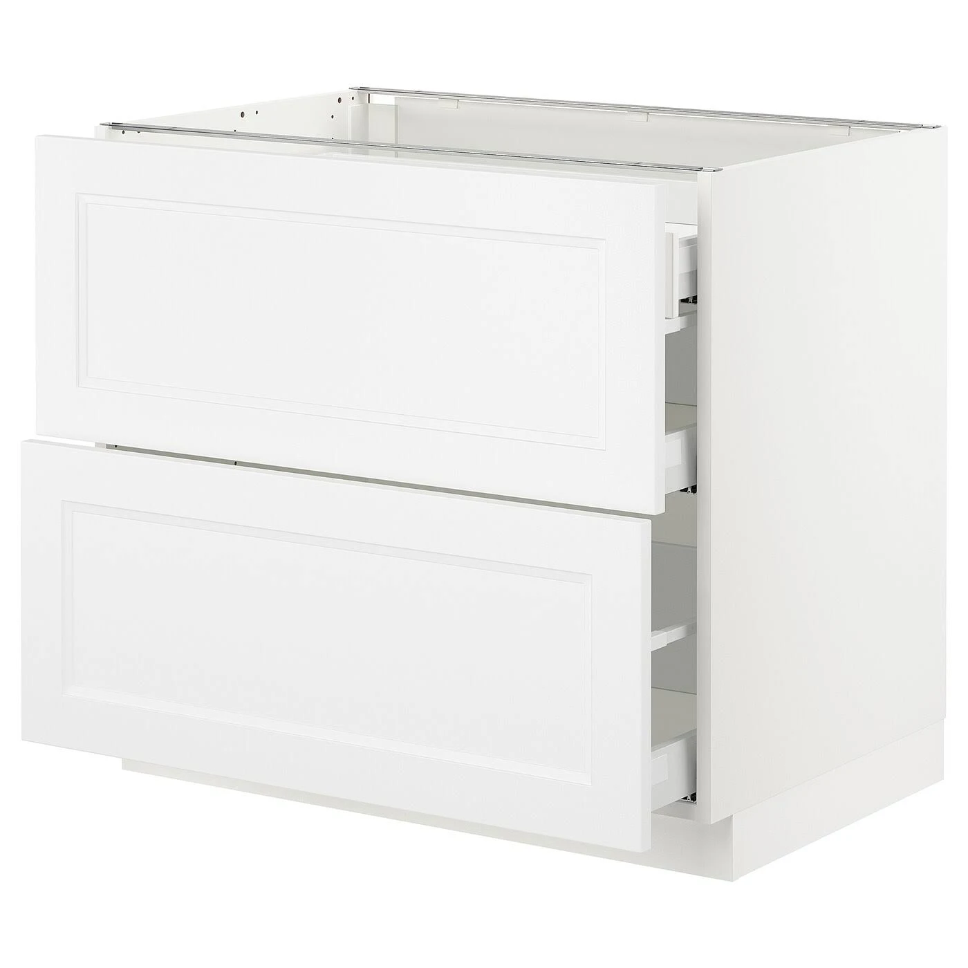 IKEA - SEKTION Base Cab with 2 fronts/3 Drawers, White Maximera/Axstad Matt White, 36x24x30 99288762