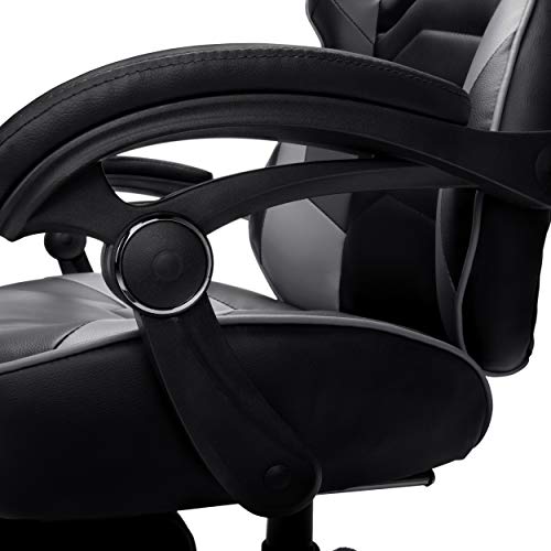 RESPAWN 110 Pro Gaming Chair - Gaming Chair with Footrest, Reclining Gaming Chair, Video Gaming Computer Desk Chair, Adjustable Desk Chair
