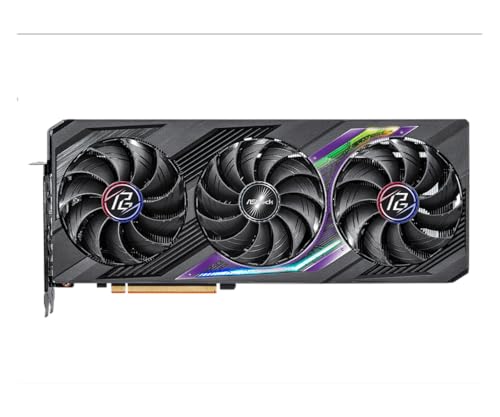 ASRock AMD Radeon RX 7700 XT Challenger 12GB GDDR6 192-bit 0dB Silent Cooling 7680 x 4320 DisplayPort HDMI LED Indicator 18Gbps Dual Fan Graphics Card