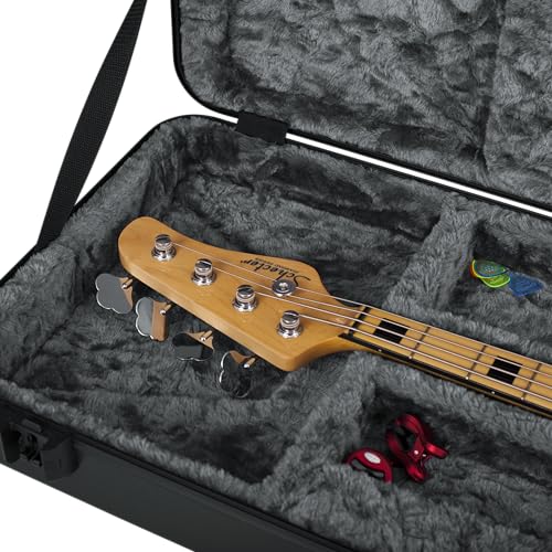 Gator Cases Molded Flight Case for Strat/Tele Style Electric Guitars with TSA Approved Locking Latch, (GTSA-GTRELEC)