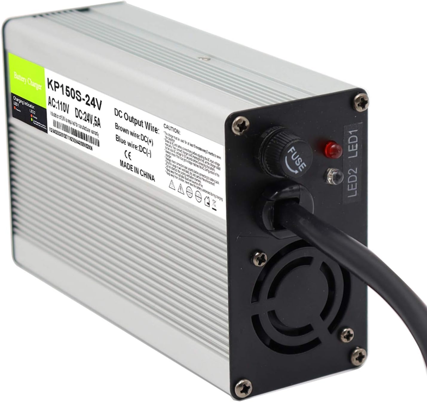24V 5A Battery Charger 3-Pin XLR for Pride, Jazzy, Drive Medical, Golden Technologies, Shoprider, Rascal, EA1065, S150 180 X-CEL