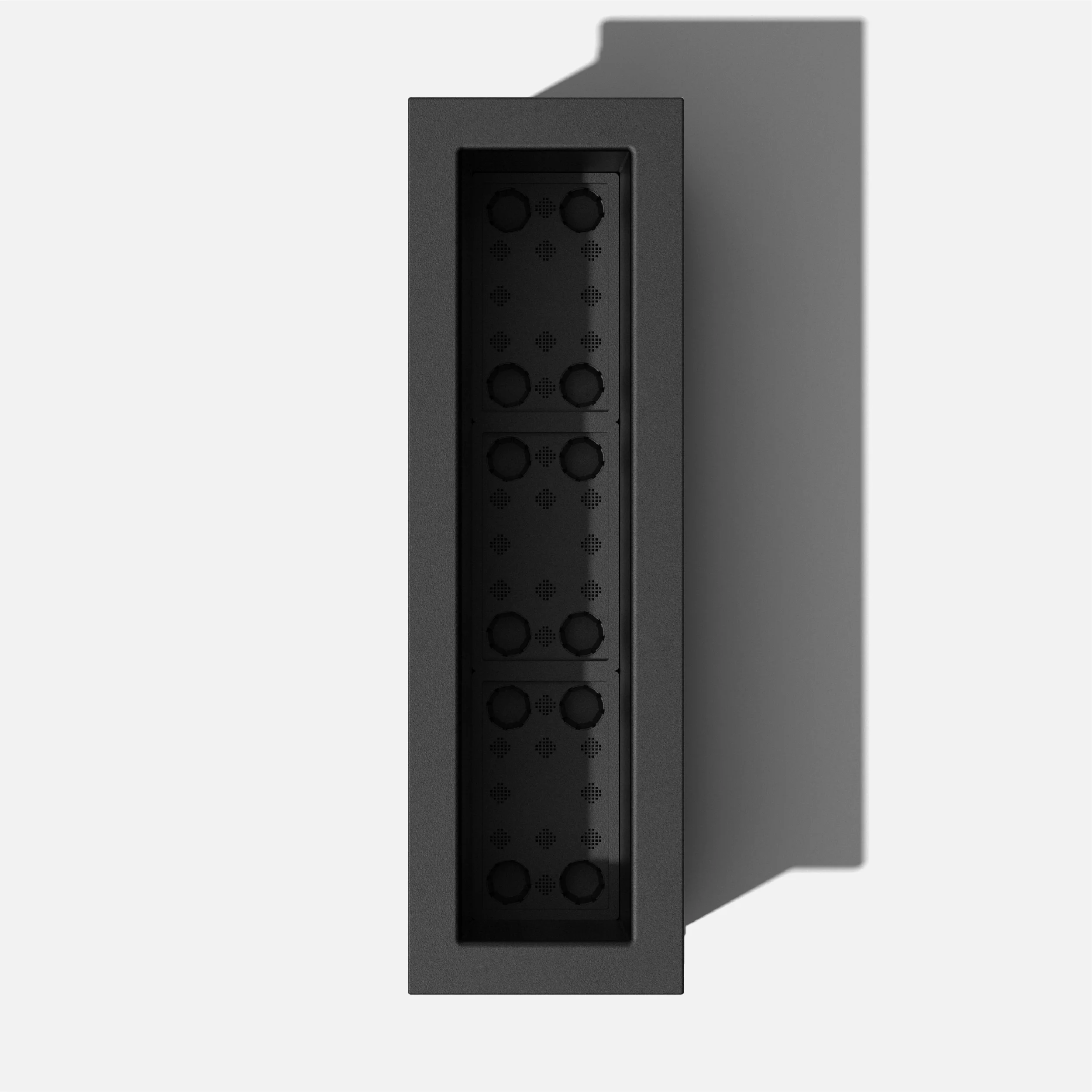 Veradek Brixton Window Box 36" Planter Black Black