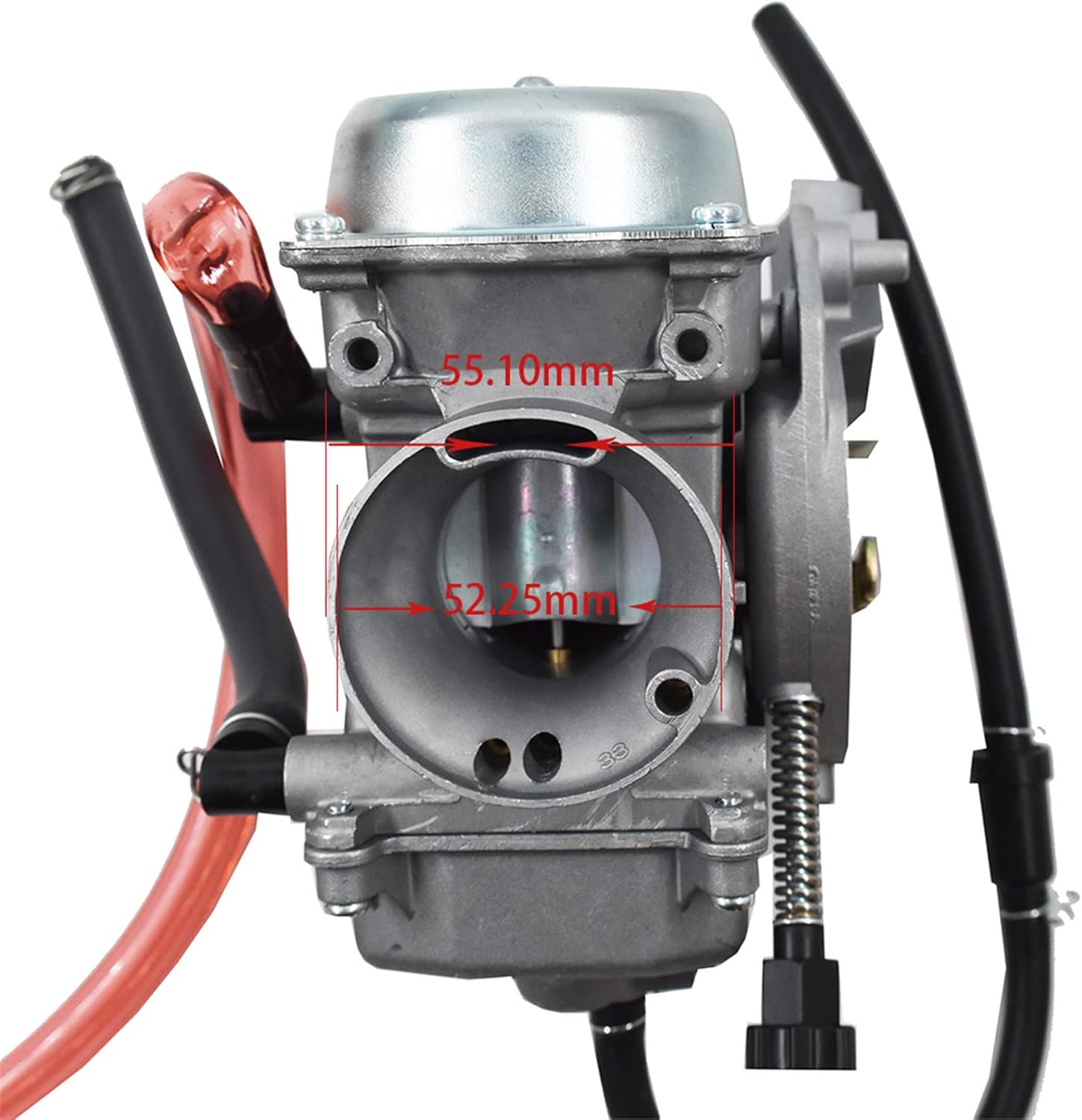 Carburetor Carb Fit for Suzuki Vinson 500 LTF500F LTA500F 4x4 Manual 2002-2005 2006 2007 Pack of 2