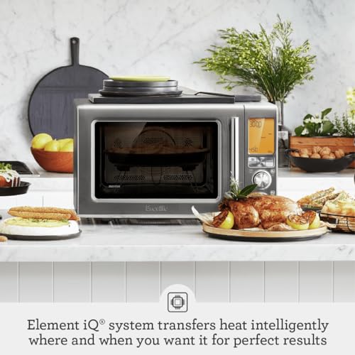 Breville BMO870BSS1BUC1 Combi Wave 3 in 1, Brushed Stainless Steel - Smart Home Appliances