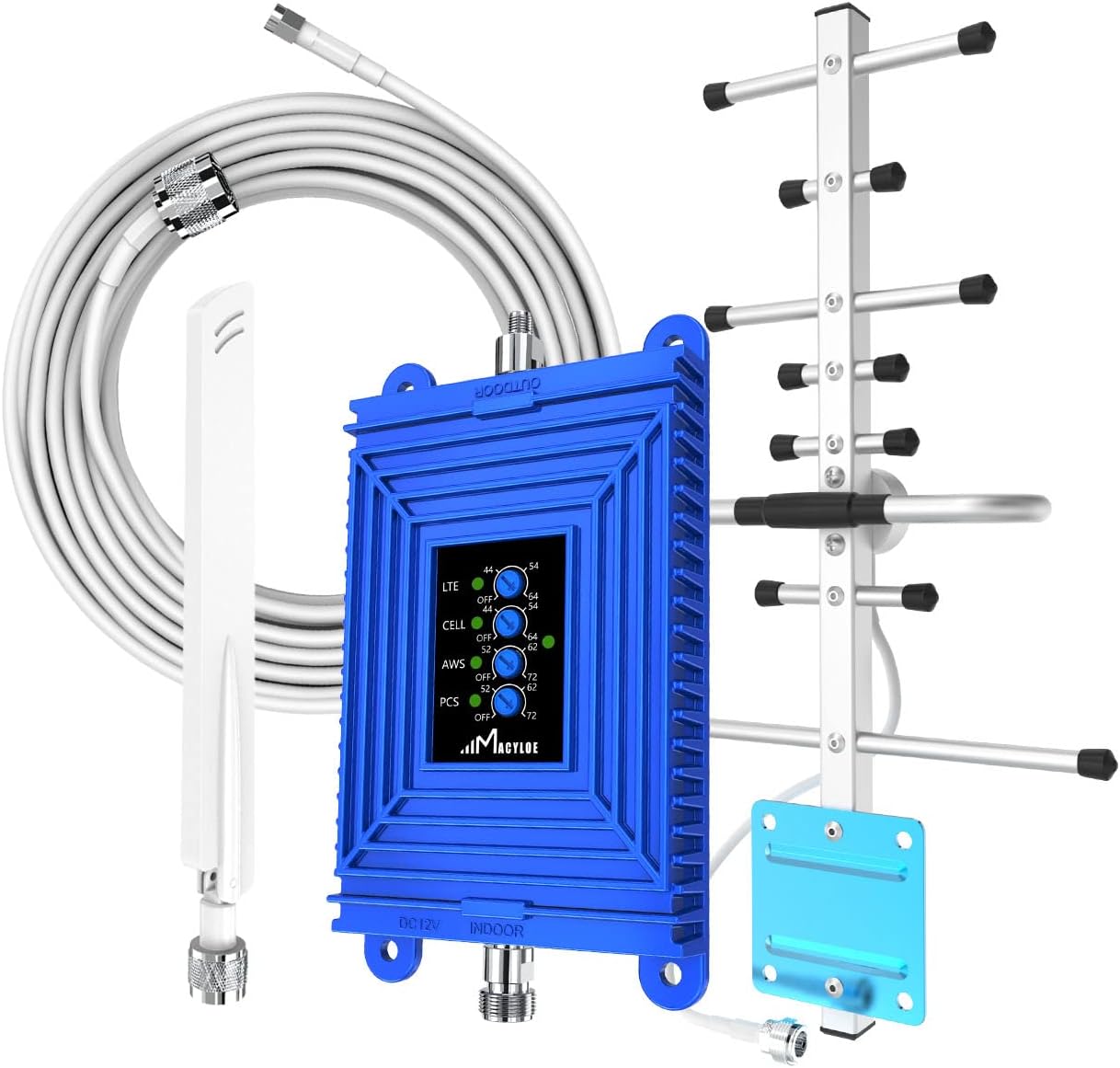 Cell Phone Booster Boost 3G/4G/5G LTE for All U.S. Networks Band 2/4/5/13/12/17-AT&T, Verizon, T-Mobile & More up to 3